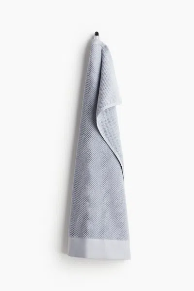 H&m Cotton Terry Hand Towel In Blue