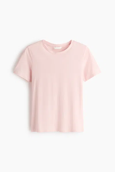 H&m Cotton T-shirt In Pink
