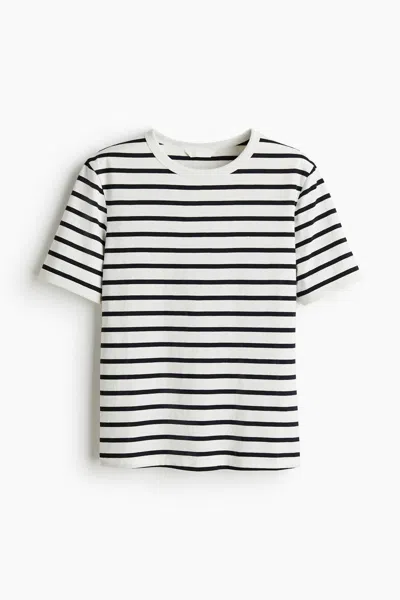 H&m Cotton T-shirt In White