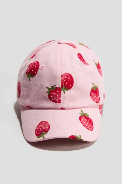 H&m Kids'  Cotton Twill Cap In Pink