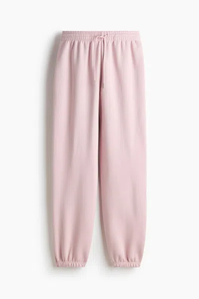H&m Cotton-blend Sweatpants In Pink