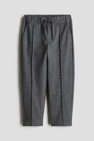 H&m Kids' Creased Joggers In Gray