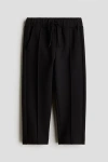 H&m Kids'  Crease-leg Joggers In Black