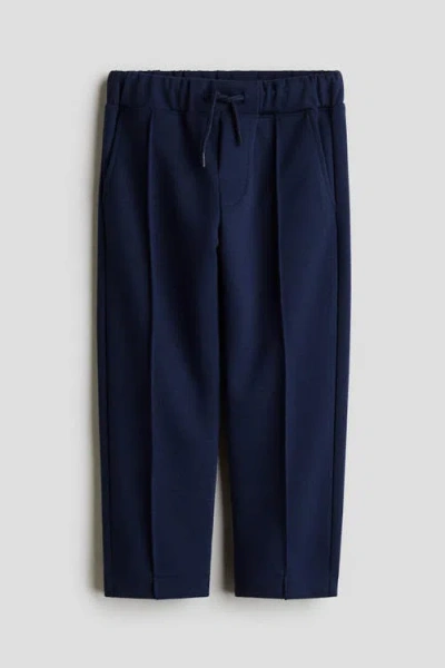 H&m Kids'  Crease-leg Joggers In Blue