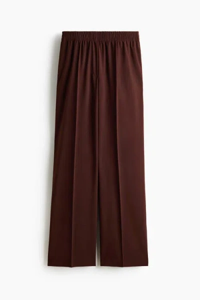 H&M H&M CREASE-LEG TROUSERS