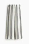 H&m Cropped Pull-on Pants In Multi