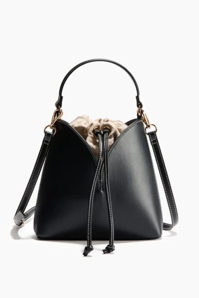 H&m Crossbody Bucket Bag In Black