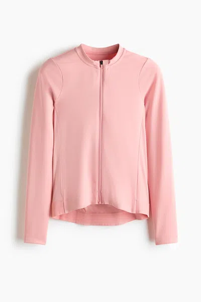 H&m Cycling Jacket With Drymove In Pink