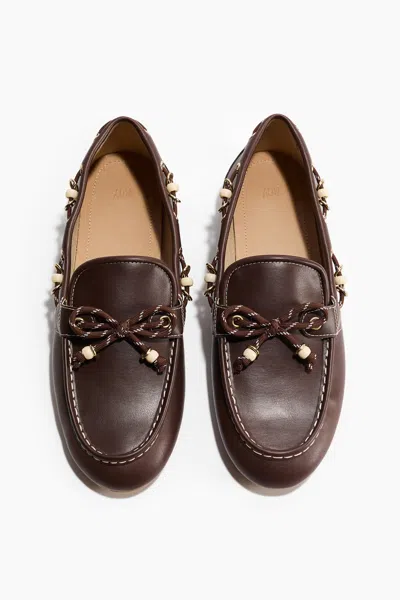 H&m Deck Shoes In Brown