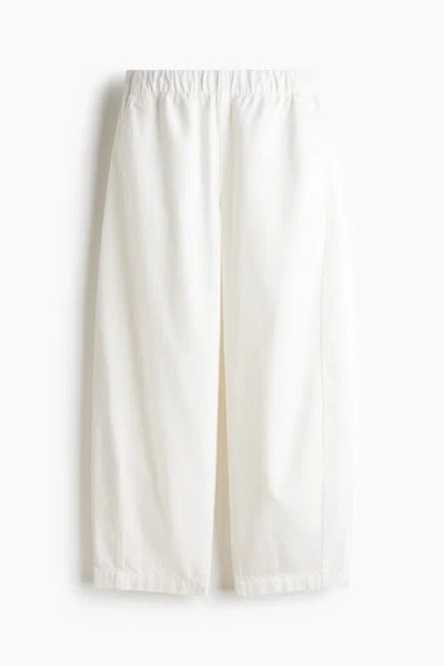 H&m Denim Barrel Trousers In Multi