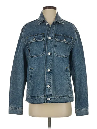 Pre-owned H&m Denim Jacket In Blue