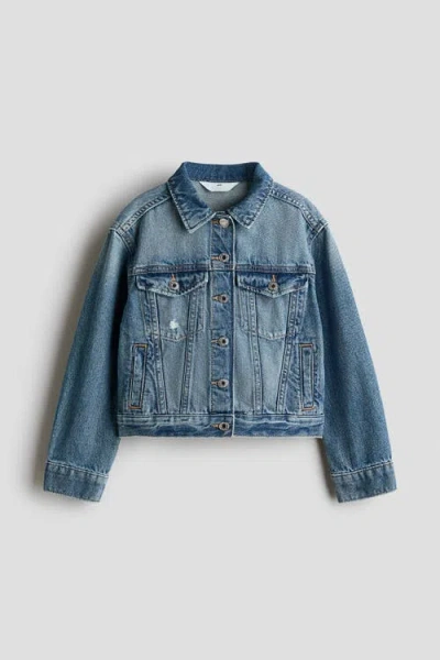 H&m Kids'  Denim Jacket In Blue