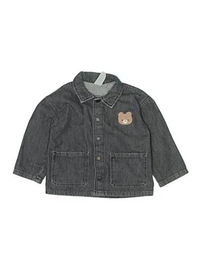 Pre-owned H&m Kids' Denim Jacket In Gray