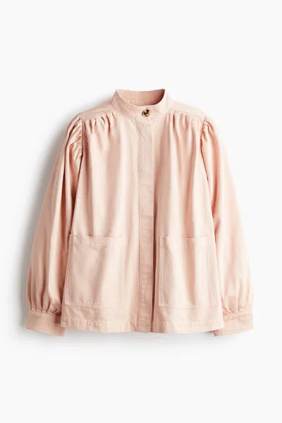 H&m Denim Jacket In Animal Print