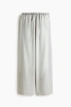 H&m Denim Pull-on Trousers In Gray