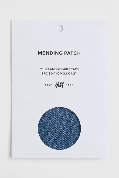 H&m Denim Repair Patch In White