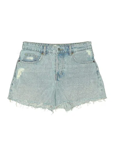 Pre-owned H&m Denim Shorts In Blue
