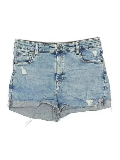 Pre-owned H&m Denim Shorts In Blue