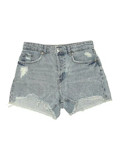 Pre-owned H&m Denim Shorts In Blue