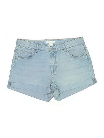 Pre-owned H&m Denim Shorts In Blue