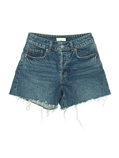 Pre-owned H&m Denim Shorts In Blue