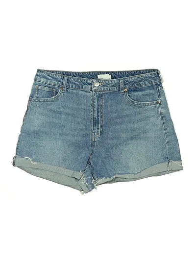 Pre-owned H&m Denim Shorts In Blue