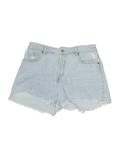 Pre-owned H&m Denim Shorts In Blue