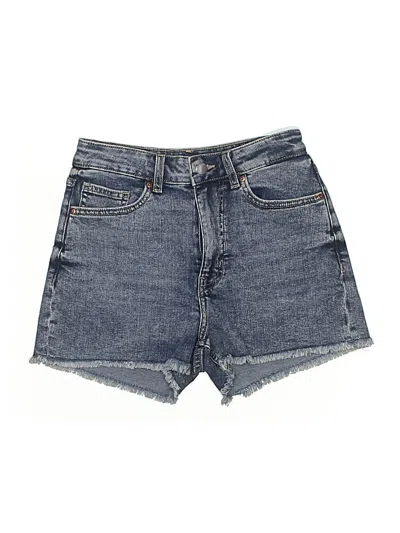 Pre-owned H&m Denim Shorts In Blue