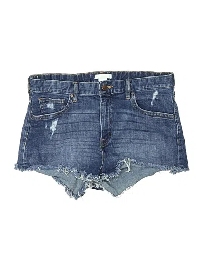 Pre-owned H&m Denim Shorts In Blue