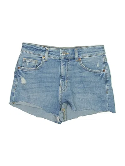 Pre-owned H&m Denim Shorts In Blue