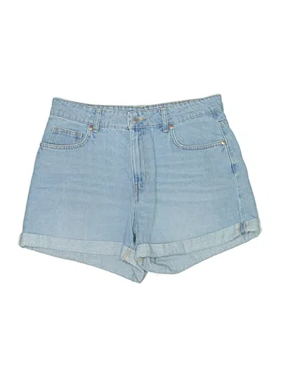 Pre-owned H&m Denim Shorts In Blue