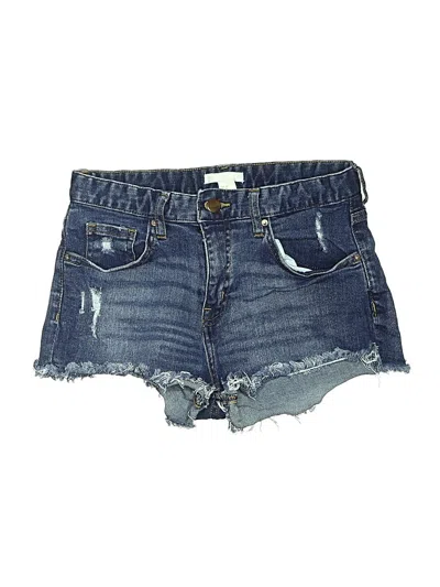 Pre-owned H&m Denim Shorts In Blue