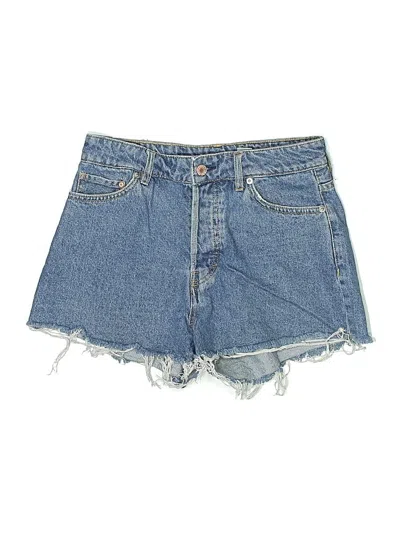 Pre-owned H&m Denim Shorts In Blue