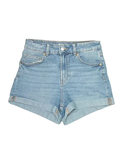Pre-owned H&m Denim Shorts In Blue