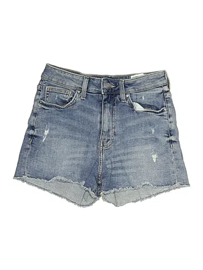 Pre-owned H&m Denim Shorts In Blue