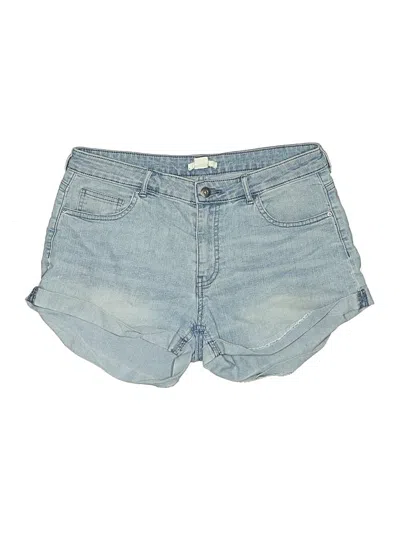 Pre-owned H&m Denim Shorts In Blue