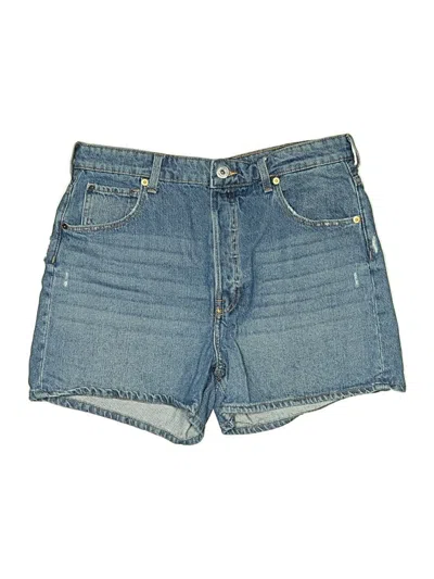 Pre-owned H&m Denim Shorts In Blue