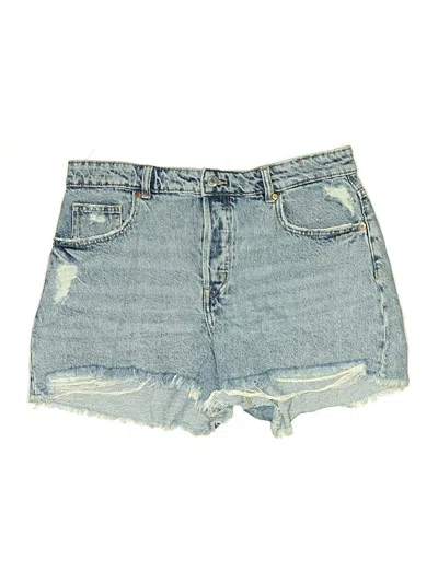 Pre-owned H&m Denim Shorts In Blue