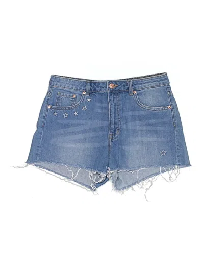 Pre-owned H&m Denim Shorts In Blue