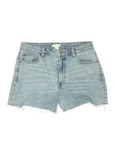 Pre-owned H&m Denim Shorts In Blue
