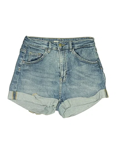 Pre-owned H&m Denim Shorts In Blue