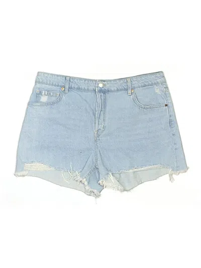 Pre-owned H&m Denim Shorts In Blue