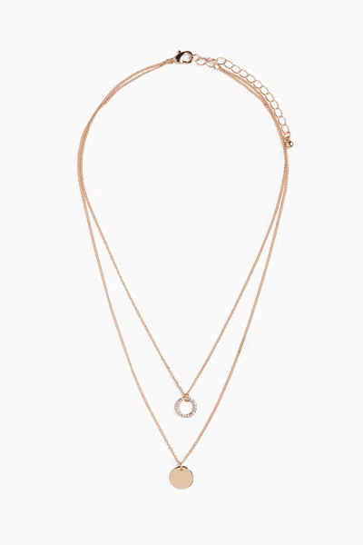 H&m Double-strand Pendant Necklace In Gold