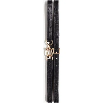 H&m Double-strap Waist Belt In Black