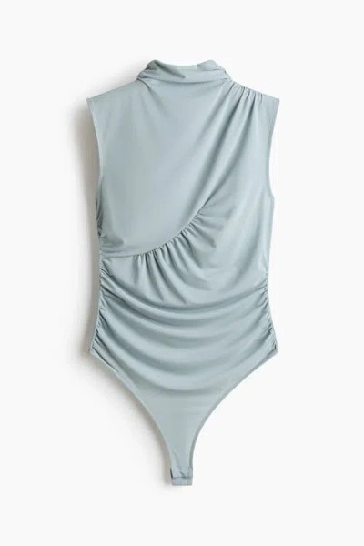 H&m Draped Thong Body In Blue