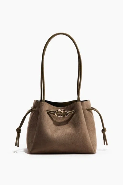 H&m Drawstring-detail Shoulder Bag In Brown