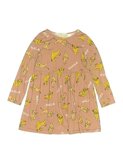 Pre-owned H&m Kids' Dress In Brown
