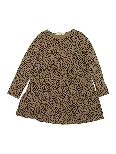 Pre-owned H&m Kids' Dress In Brown