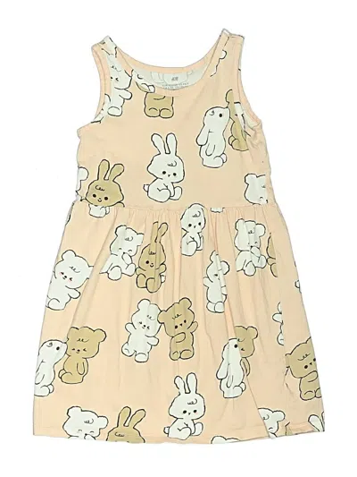 Pre-owned H&m Kids' Dress In Brown