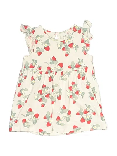 Pre-owned H&m Kids' Dress In Ivory